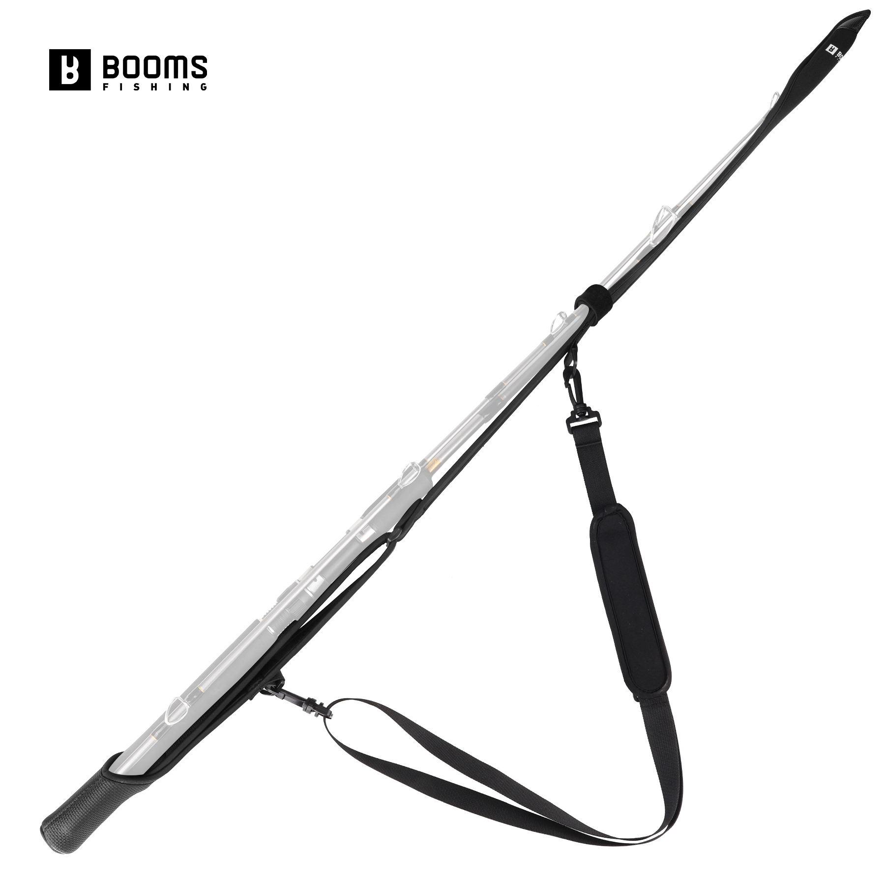 Fishing Belt - Booms Fishing RS7 釣り竿保護ホルダー 調節可能なショルダーベルトストラップ ラップ