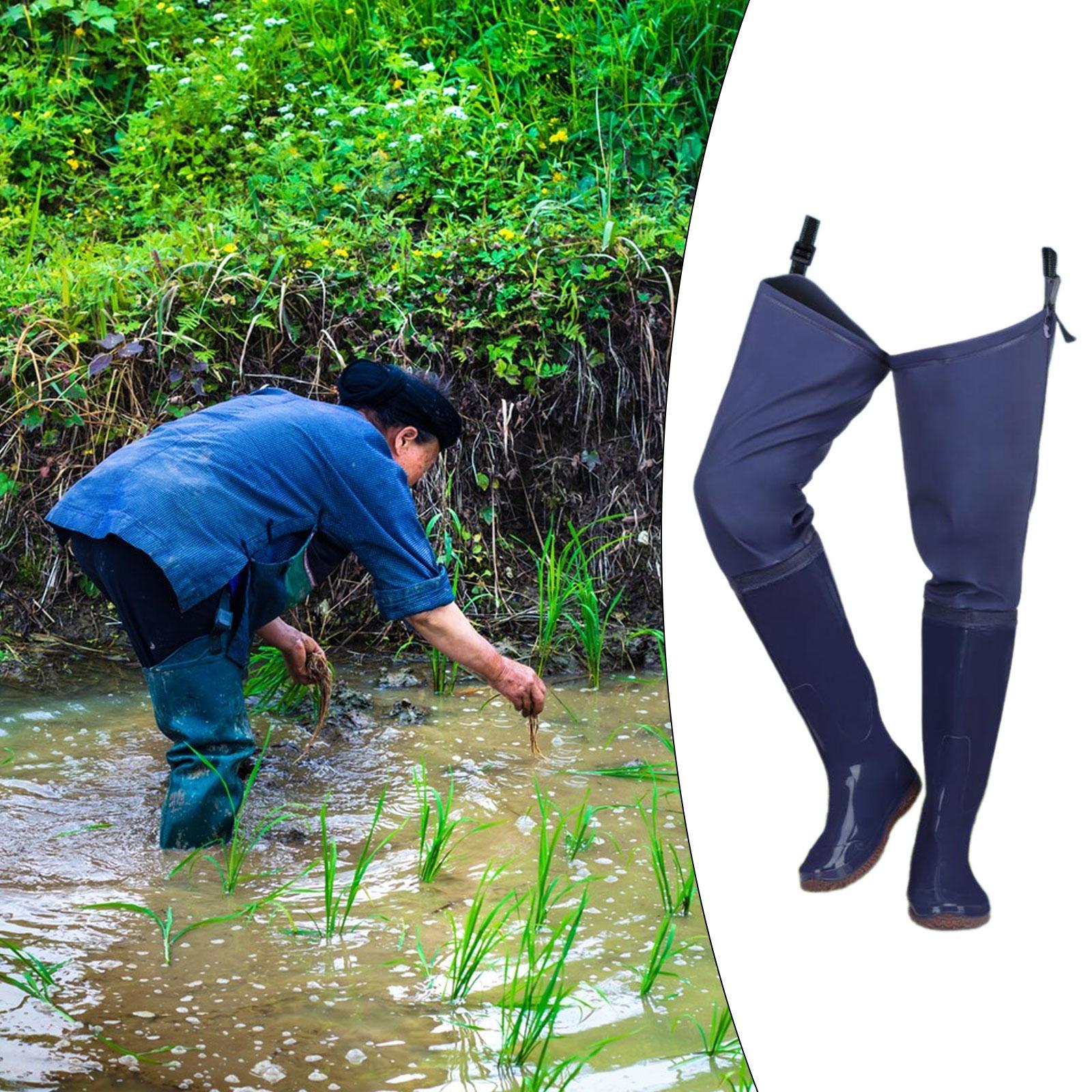 Fishing Waders - ブーツフットヒップウェーダー耐摩耗性軽量防水釣り用ズボン通気性ノンスリップソール男性女性アウトドア用
