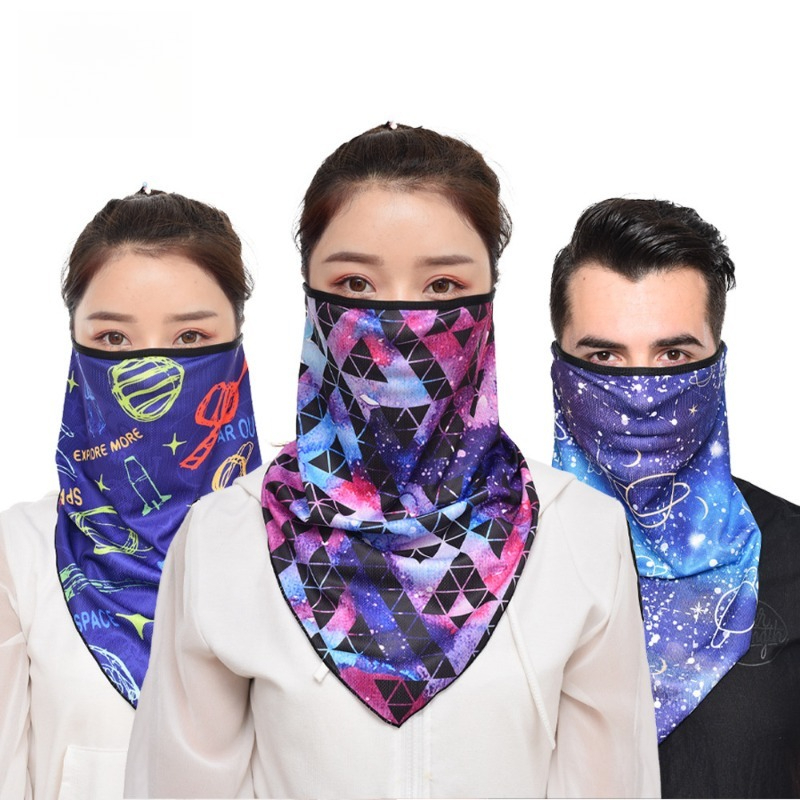 Fishing Mask Sun Protection - 日よけサイクリングフェイスマスク 速乾性 通気性 フェイスネックプロテクター 多用途ネックゲイター 男女兼用