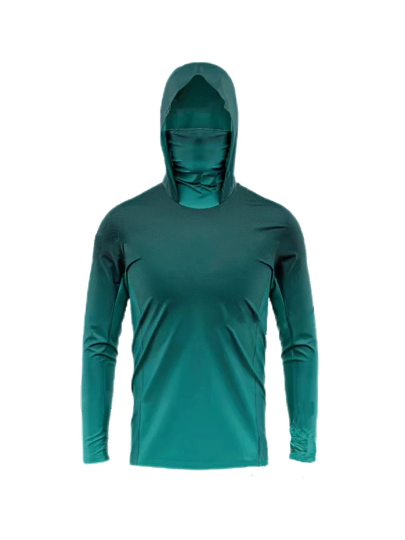メンズ長袖フィッシングフーディーマスク、UVカット日焼け防止 - Fishing Shirt Uv Protection のレビューと価格