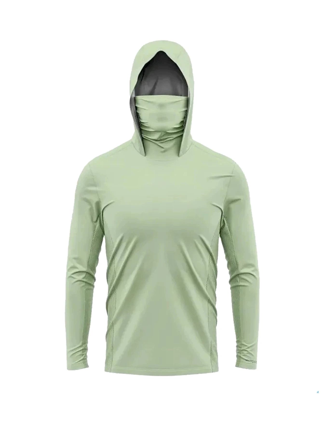 メンズ長袖フィッシングフーディーマスク、UVカット日焼け防止 - Fishing Shirt Uv Protection のレビューと価格