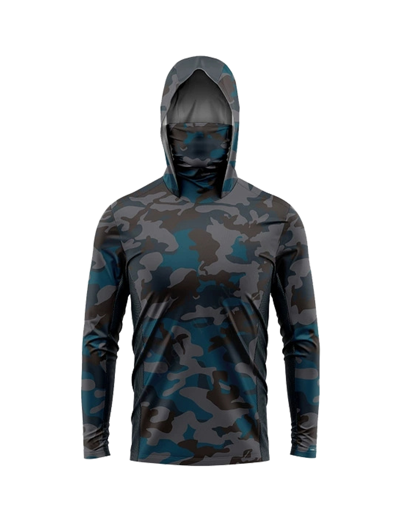 デザートカモフラージュ柄メンズフィッシングフード付きシャツ、 - Fishing Shirt Uv Protection のレビューと価格