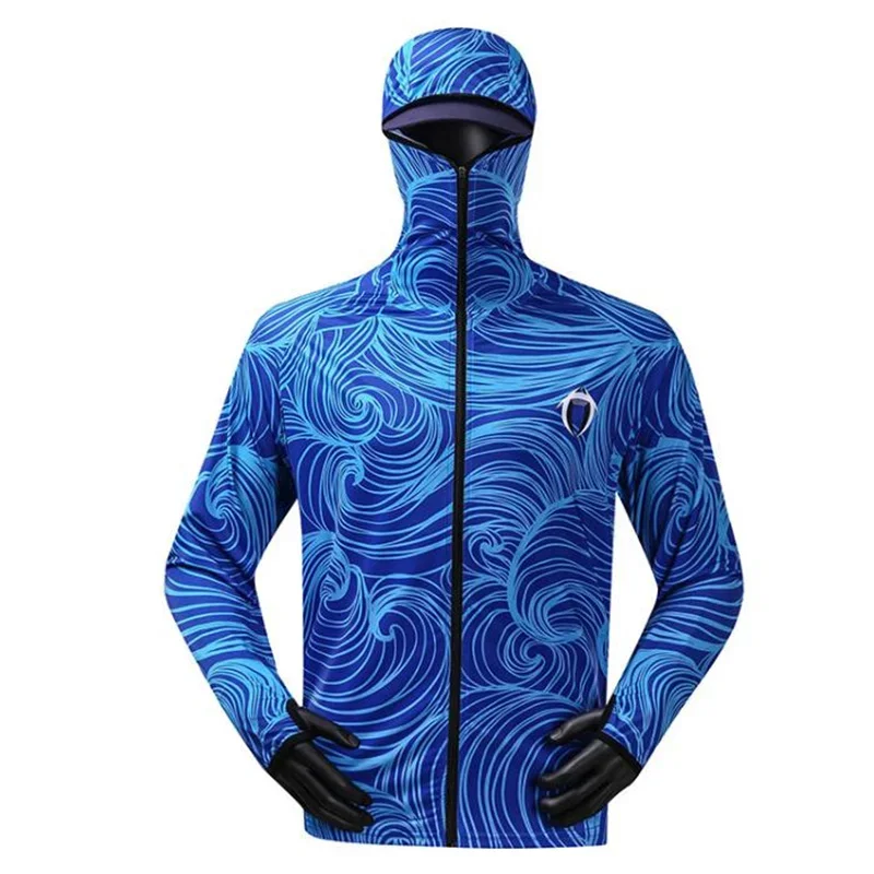 日焼け止め日焼け防止服プロの釣り用フード付きマスク付き釣り用 - Fishing Mask Sun Protection のレビューと価格