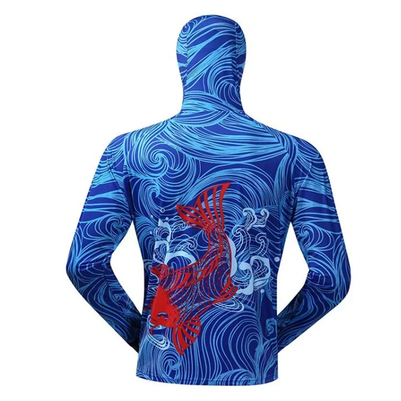 日焼け止め日焼け防止服プロの釣り用フード付きマスク付き釣り用 - Fishing Mask Sun Protection のレビューと価格