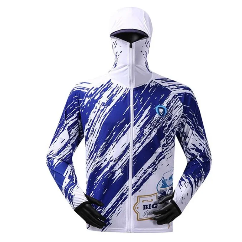 日焼け止め日焼け防止服プロの釣り用フード付きマスク付き釣り用 - Fishing Mask Sun Protection のレビューと価格