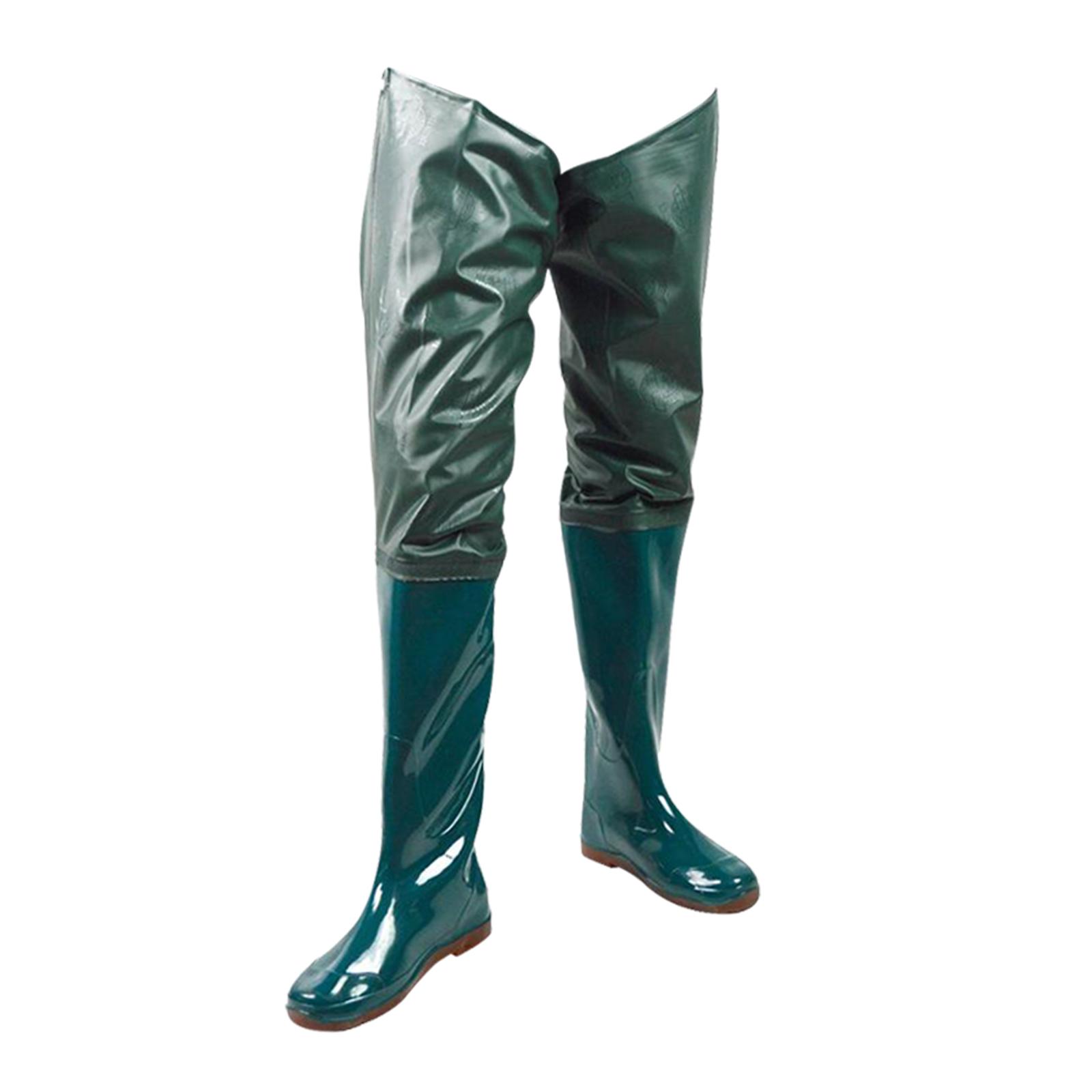 耐久性のあるブーツフット式釣り用ヒップウェーダー、PVCナイ - Fishing Waders のレビューと価格