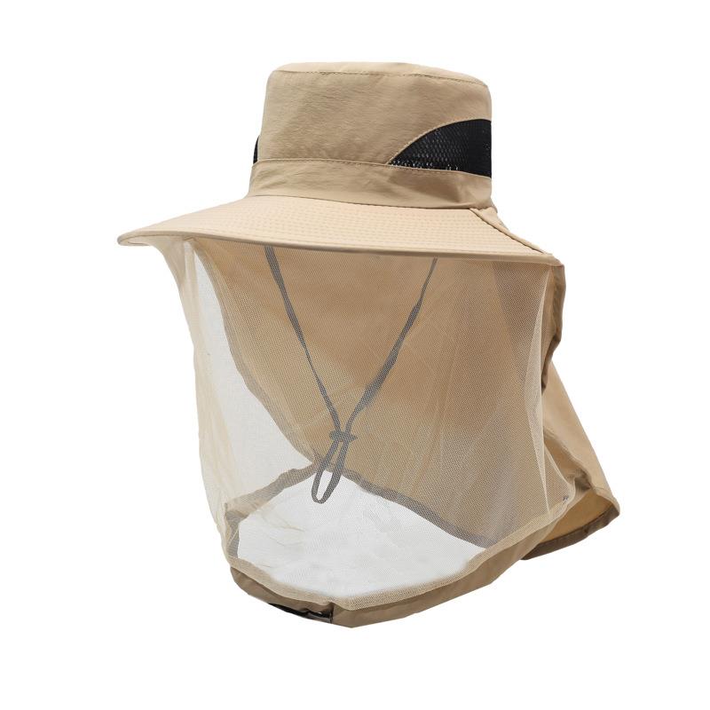 アウトドア用防蚊帽子 男女兼用 釣り用キャップ フェイスカバ - Fishing Hat のレビューと価格