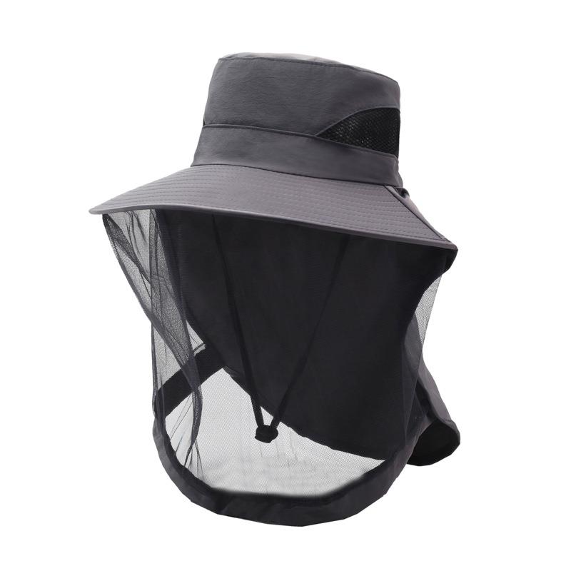 アウトドア用防蚊帽子 男女兼用 釣り用キャップ フェイスカバ - Fishing Hat のレビューと価格
