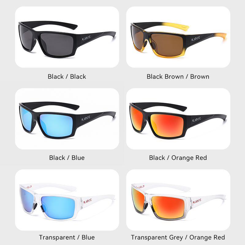 3 ピース/セット Karos 偏光サングラス UV400  - Fishing Sunglasses Polarized のレビューと価格
